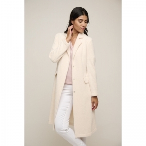 Long single breasted coat - Soft pink