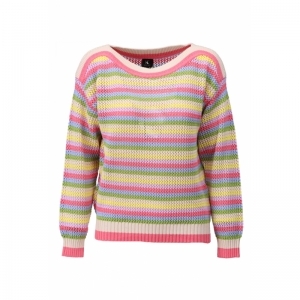 Striped sweater in multicolor - Multi color s