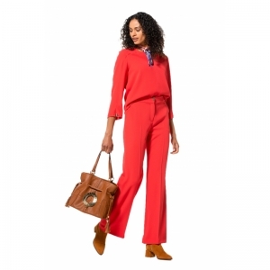 comfortabele citylook broek, n 51 Raspberry