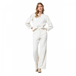 korte rechte top met schoudere 92 Winter White