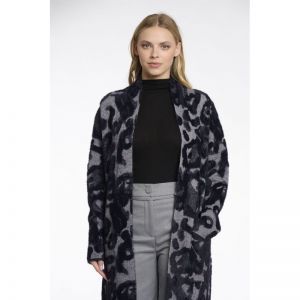 Long cardigan - Grey black le
