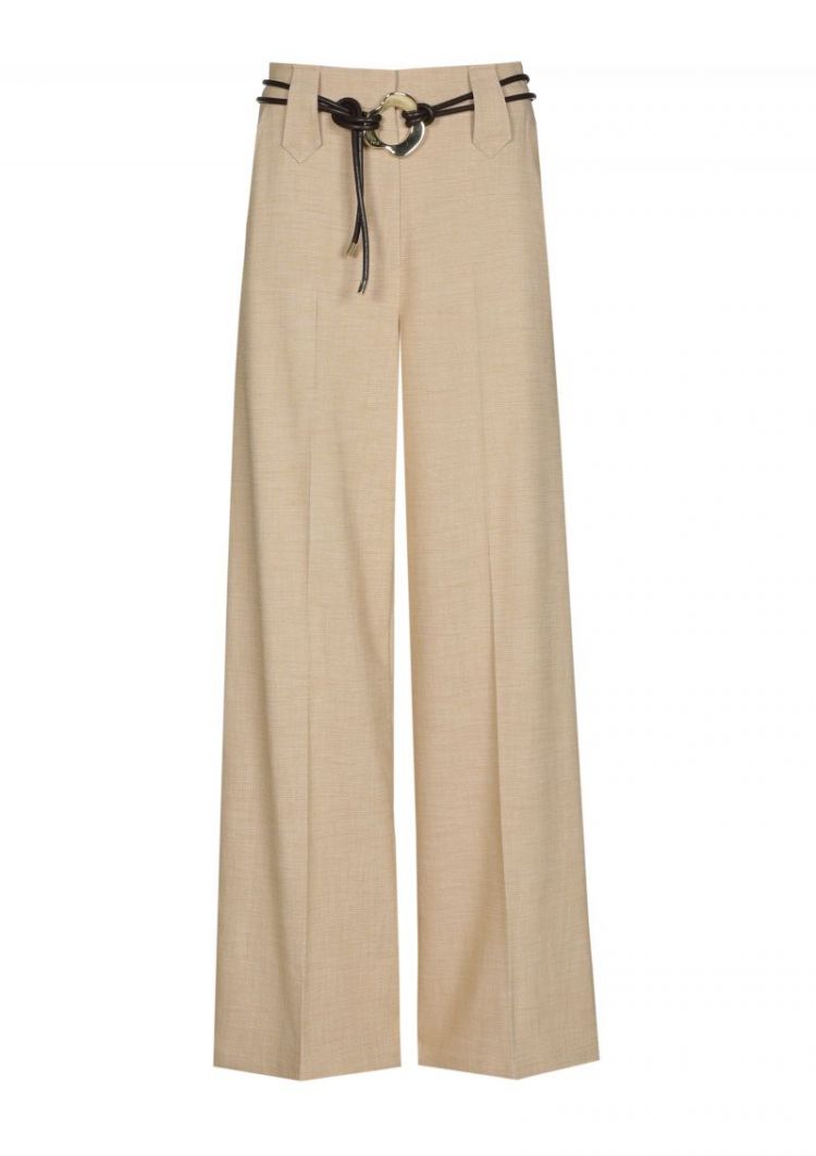 Citylook broek, mid waist 35 Caramel