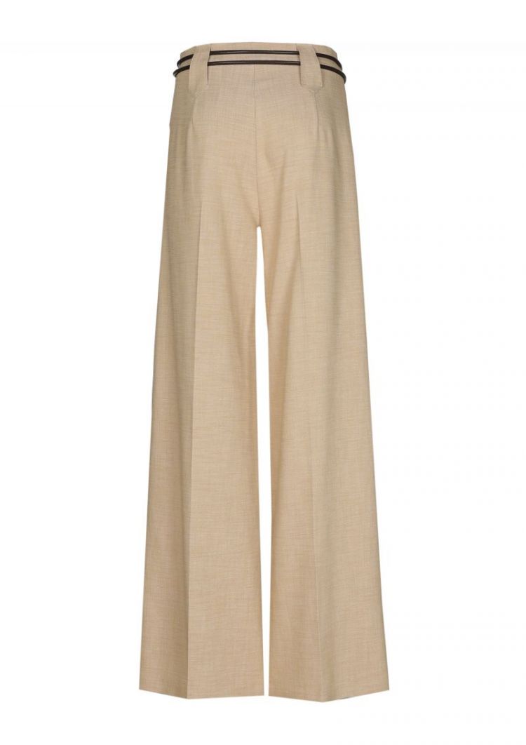 Citylook broek, mid waist 35 Caramel