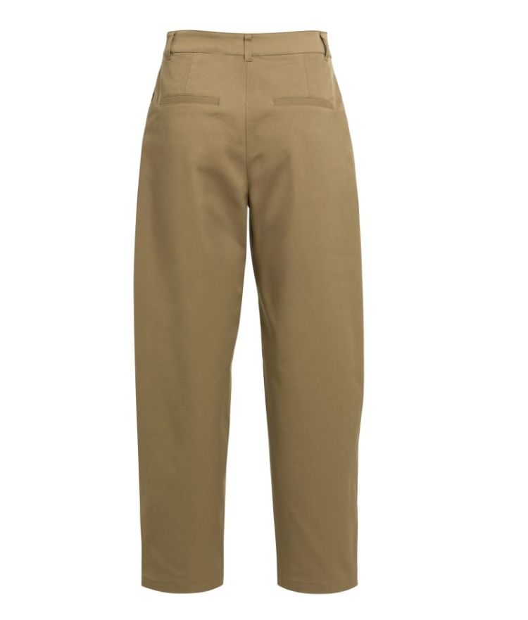 Woven loose fit straight leg t 90617 TEAK BROW