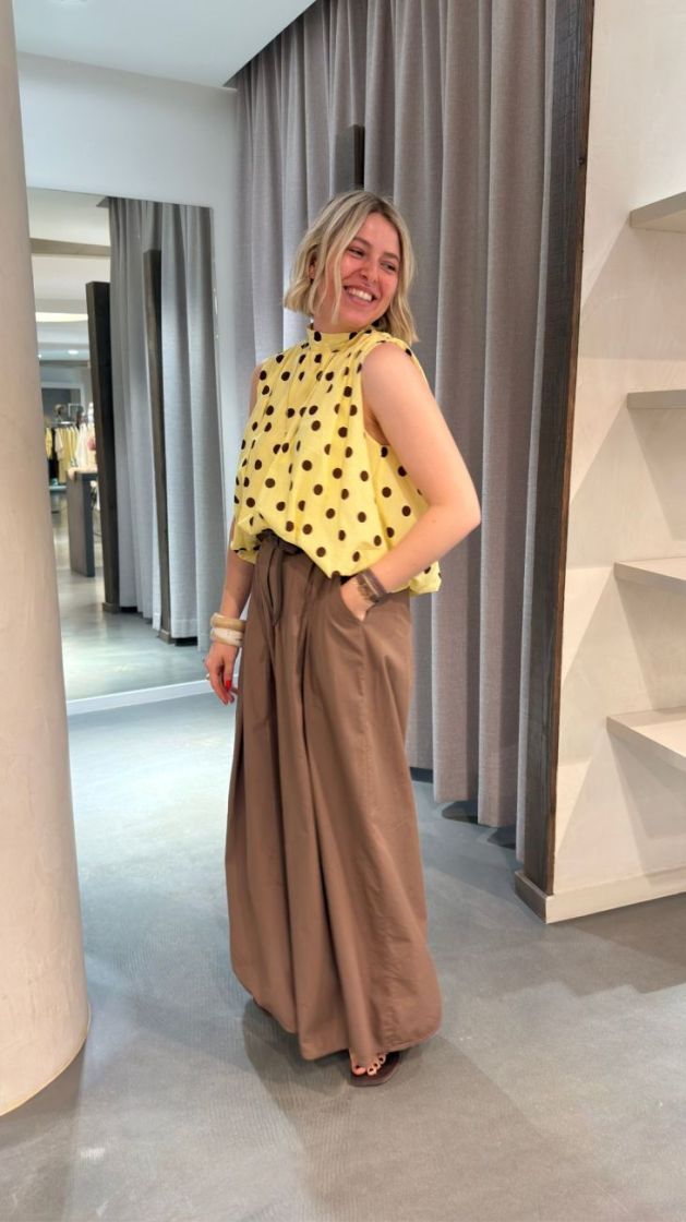 bloes bol open rug jaune