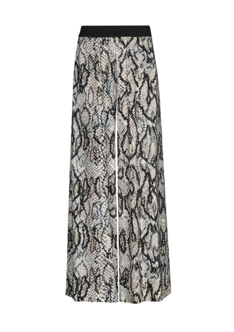 Palazzo broek, elastic waist 39 Multi Color