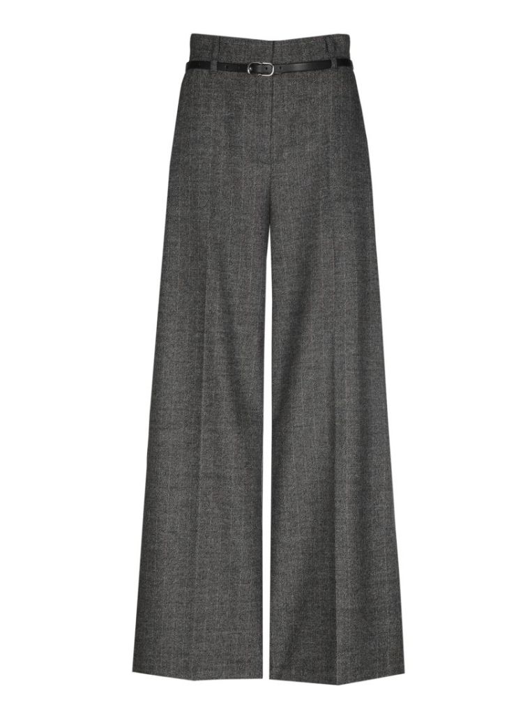 City-look broek, mid waist 12 Grijs