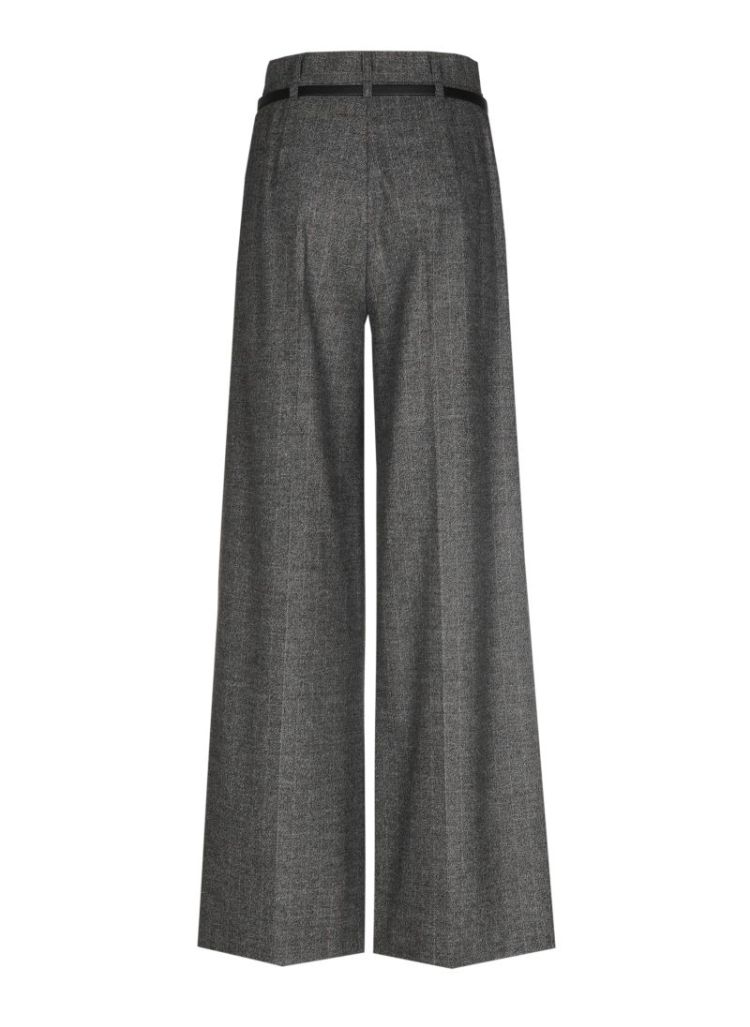 City-look broek, mid waist 12 Grijs