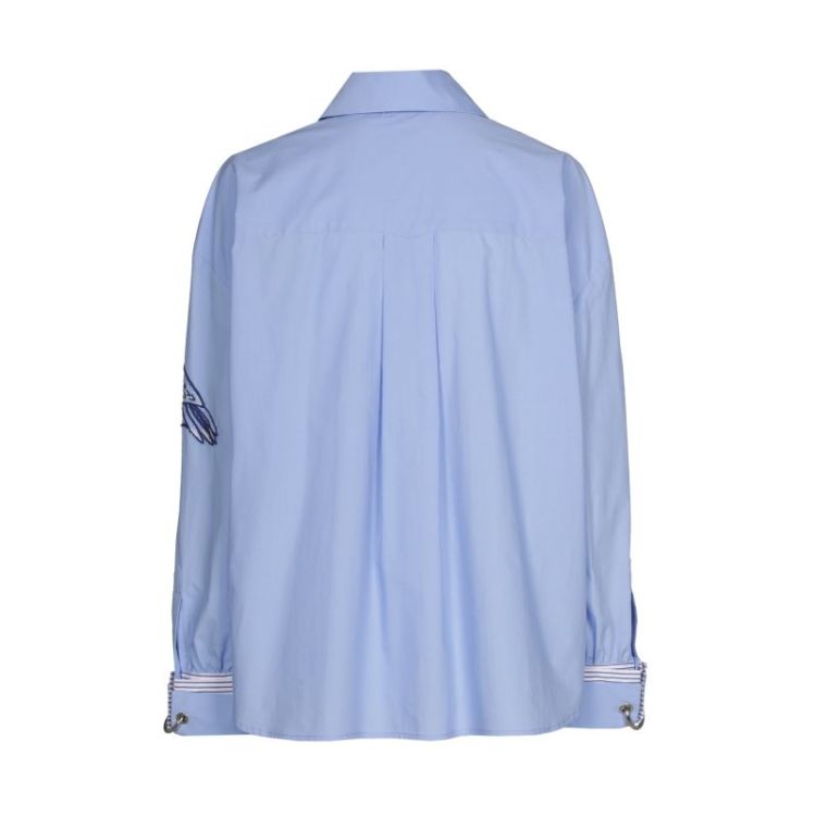 Hemdblouse in katoen met brode 29 Multi Color