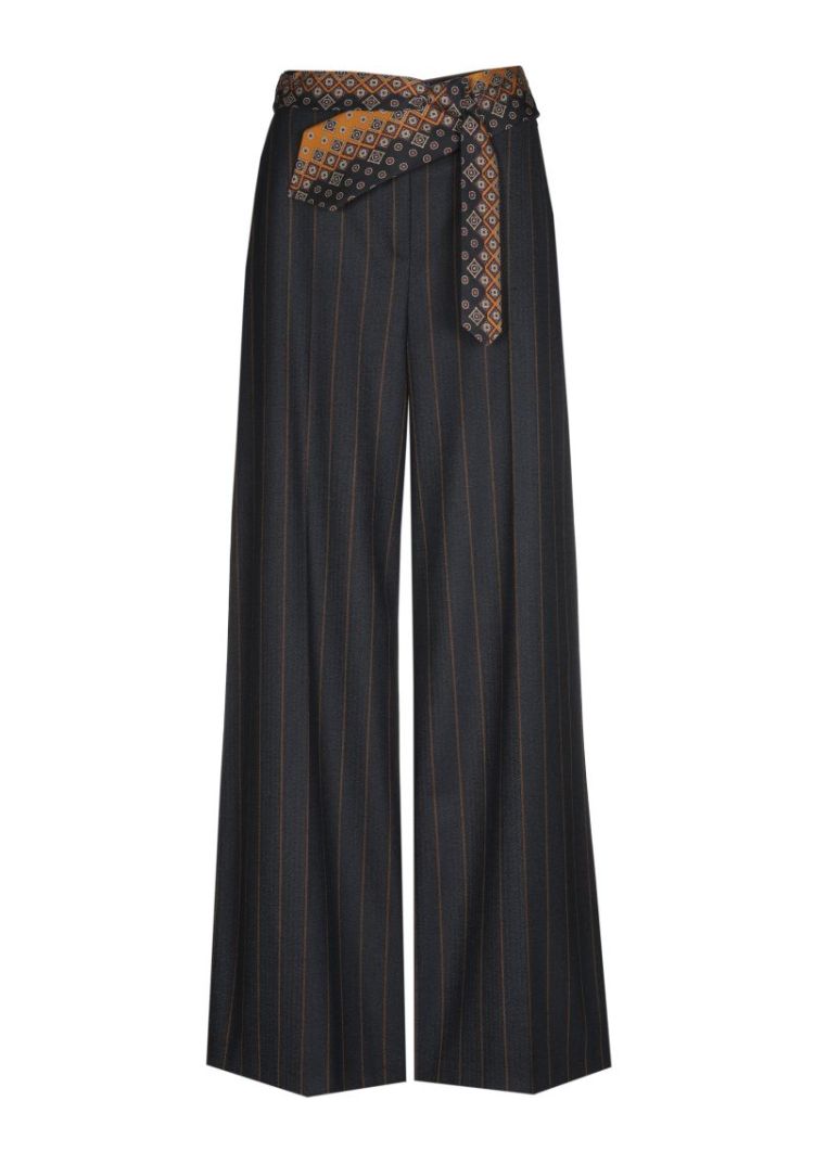 City-look broek met dasriem, n 21 Midnight Blu