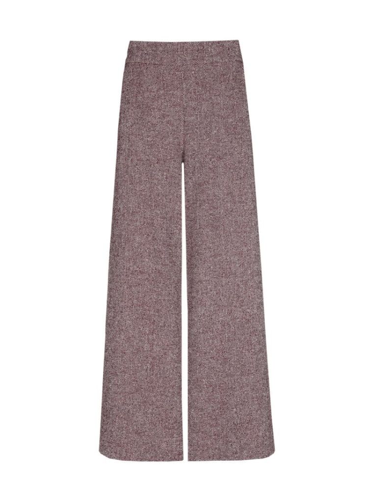 Broek in soepele tweed, normal 79 Multi Color