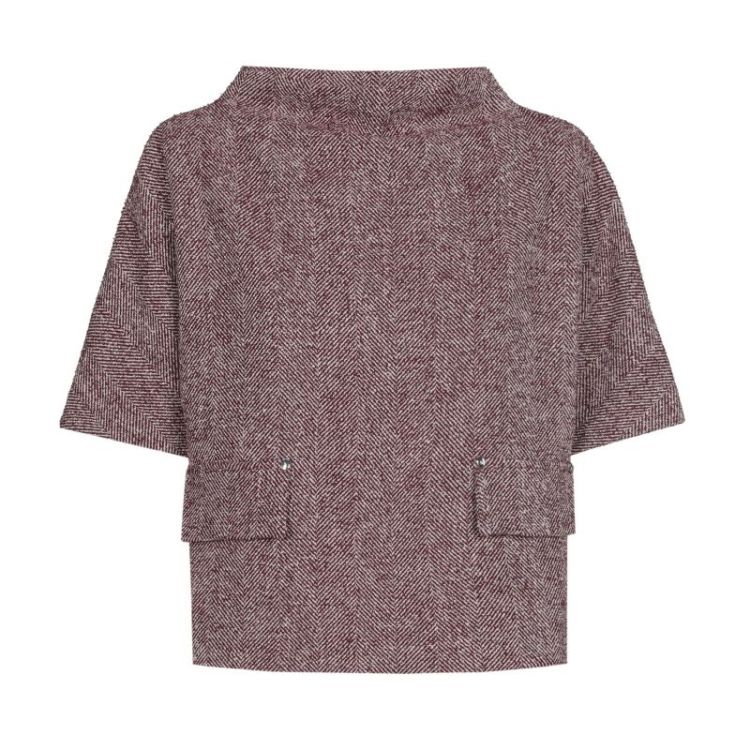 Rechtvallende top in soepele t 79 Multi Color