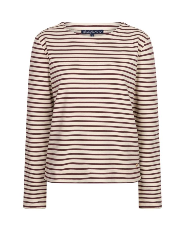 Terry stripe - creme/darkber