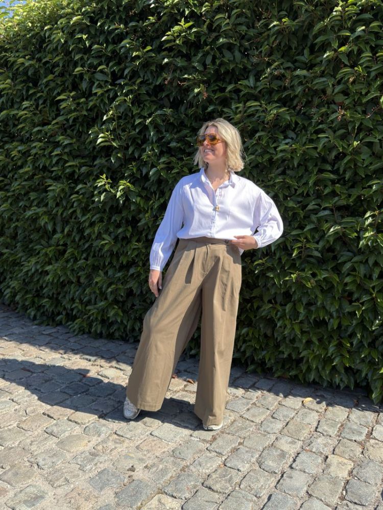 pantalon gabardine kaki